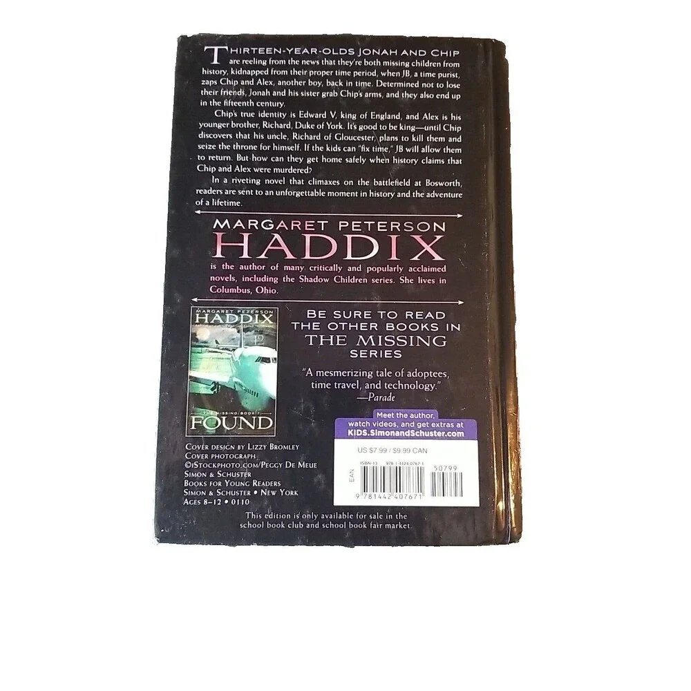 Sent by Margaret Peterson Haddix (2009, Hardcover)